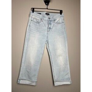 NYDJ Marilyn Crop Jeans Women’s Size 8 Light Wash Cool Embrace Lift Tuck Technol